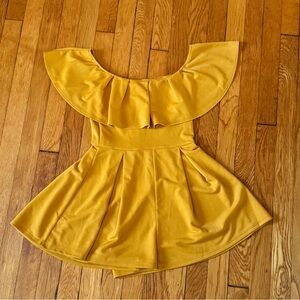 Fashionnova Yellow Romper